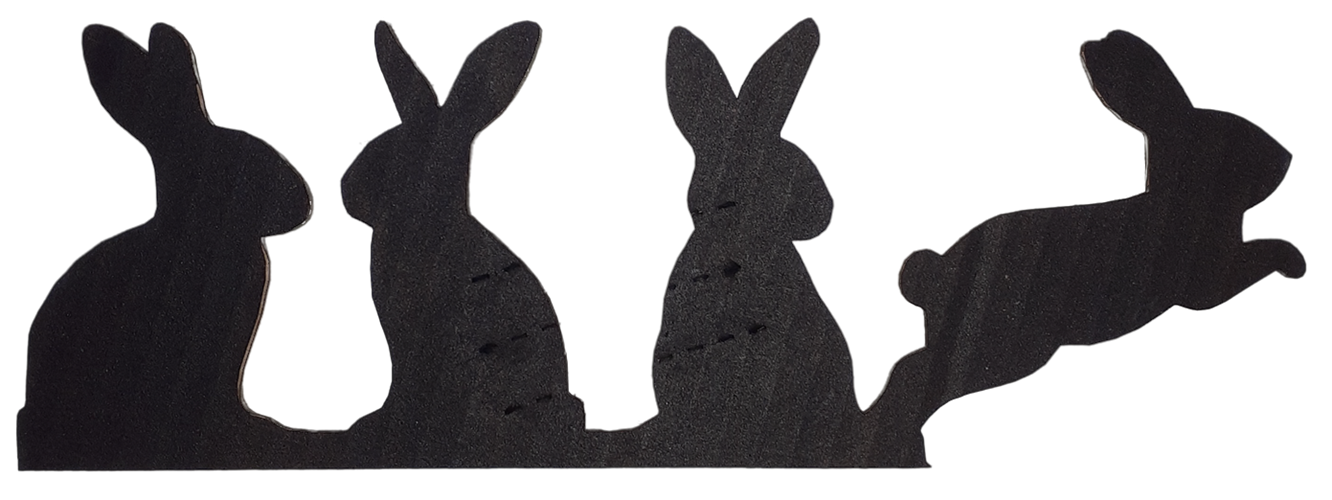 Décoration de porte - Lapin